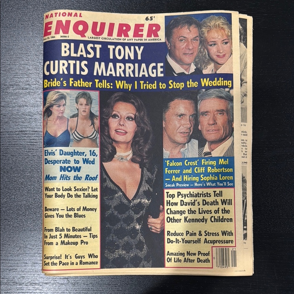Vintage National Enquirer May 22 1984
